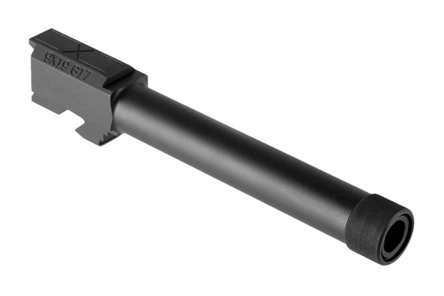 FAXON FIREARMS Duty 9mm Threaded Barrel for Glock 17 Gen 2-4 Black Nitride